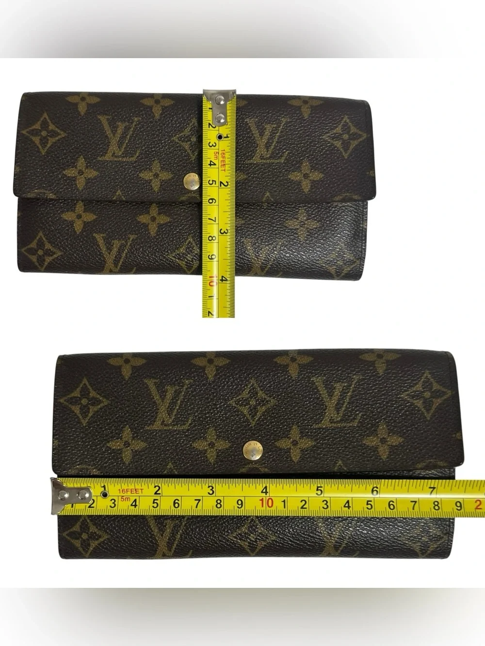 Louis Vuitton Sarah Monogram Leather Long 2007 Wallet on Chain